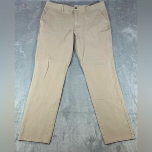 Bonobos Weekday Warrior Friday Slim Straight Dress Pants Chinos Khaki 38x32